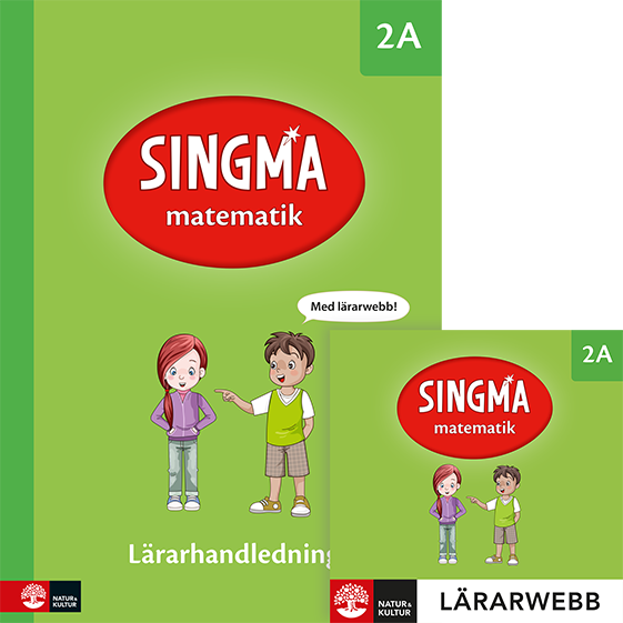 Omslag: Singma matematik 2A Lärarhandledning