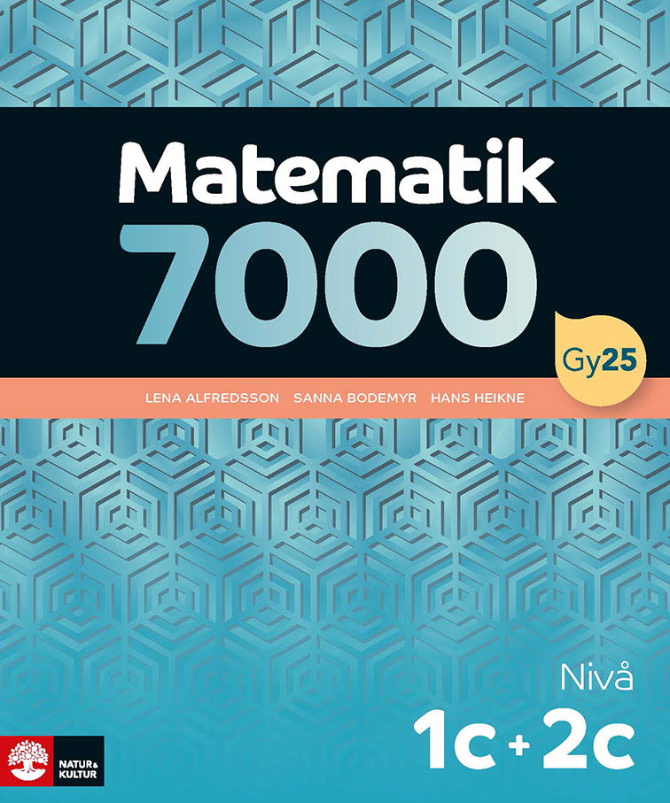 Omslag: Matematik 7000 nivå 1c+2c