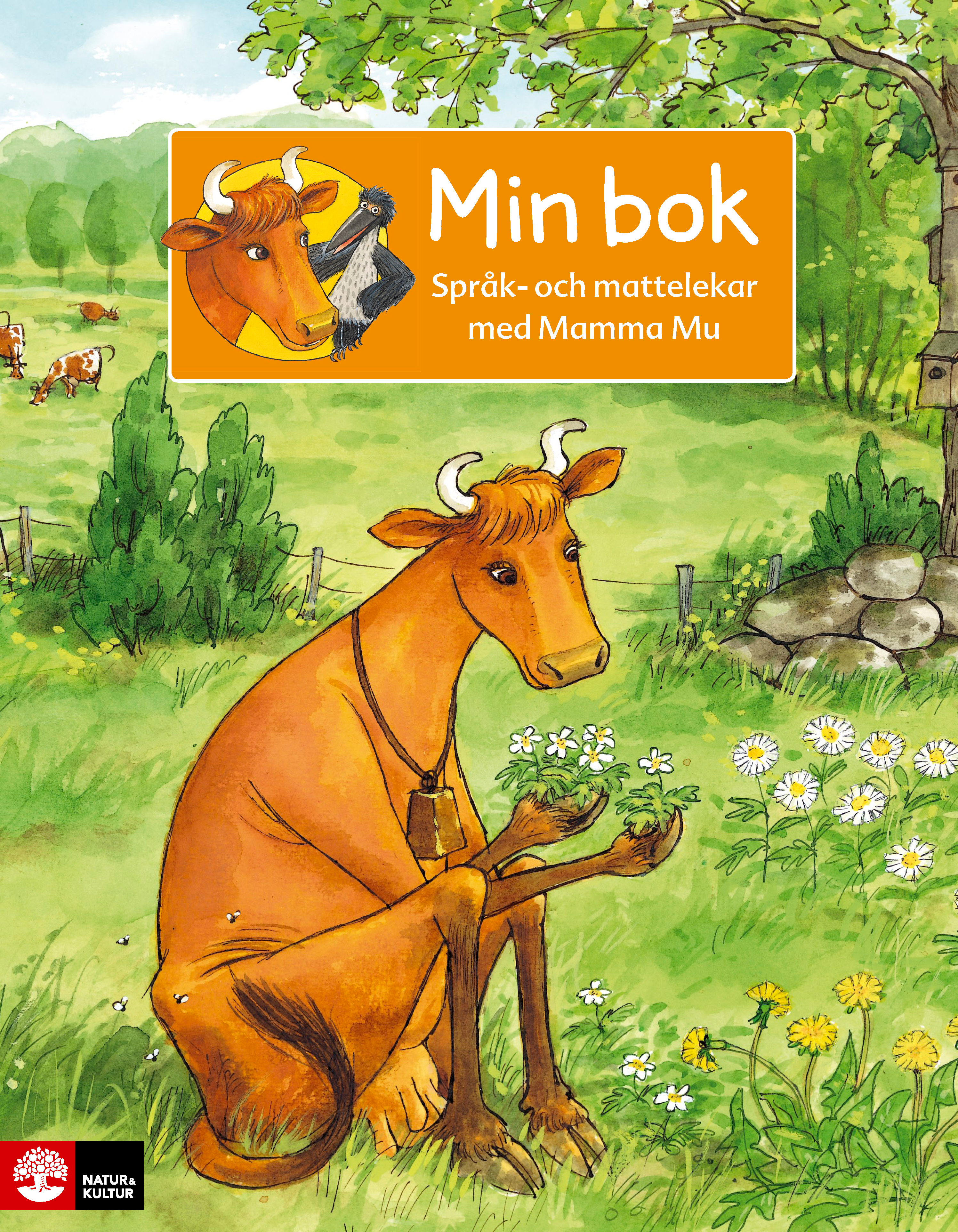 Omslag: Mamma Mu Språk och mattelekar Min bok