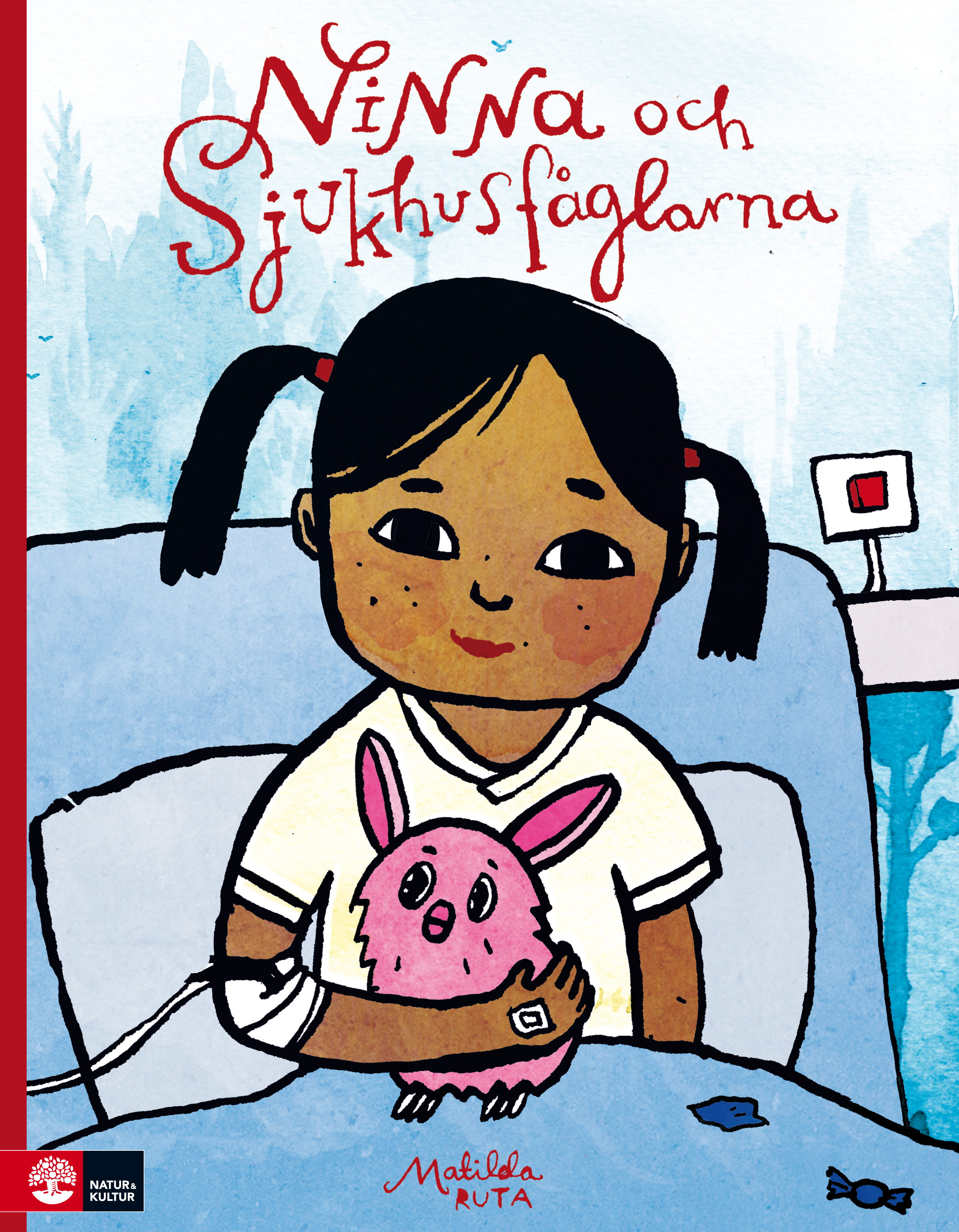 Omslag: Ninna och sjukhusfåglarna