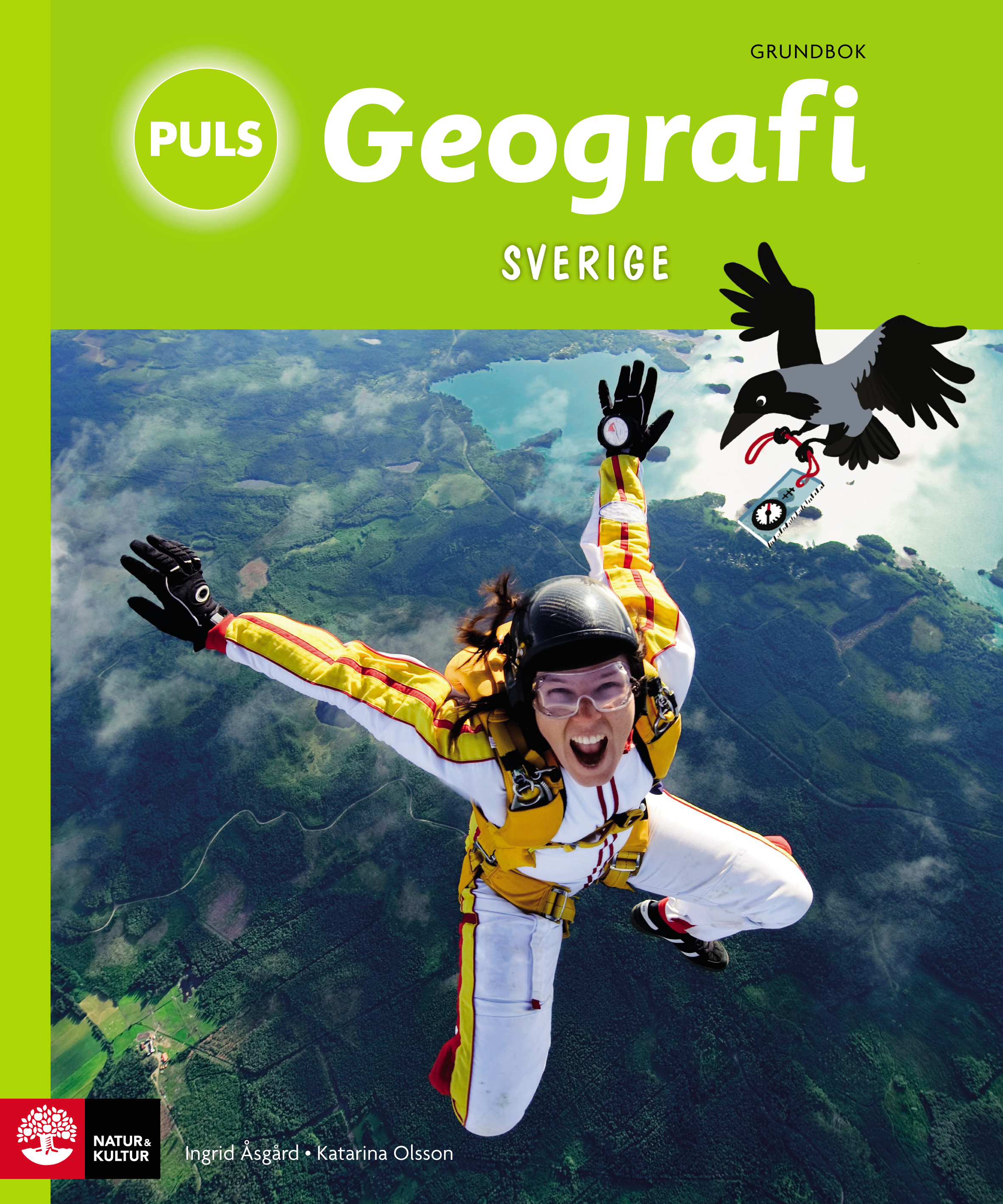Omslag: PULS Geografi 4-6 Sverige Grundbok, tredje upplagan
