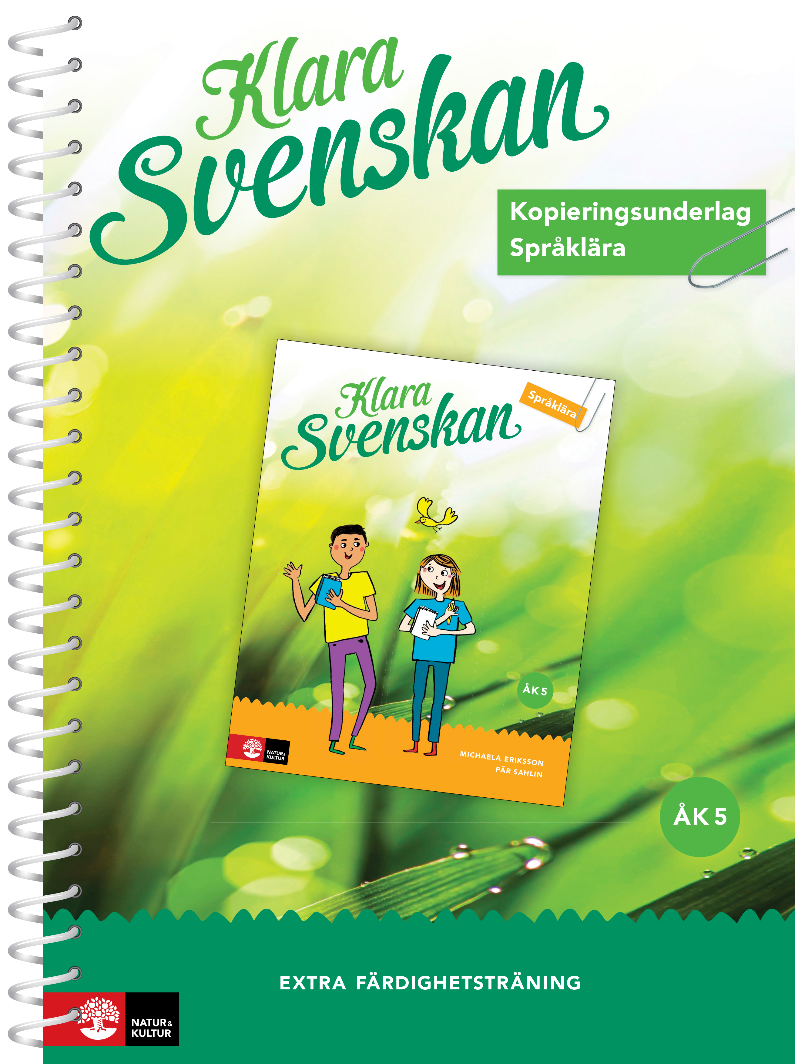 Omslag: Klara svenskan åk 5 Kopieringsunderlag Språklära