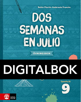 Dos semanas en julio 9 Övningsbok Digitalbok