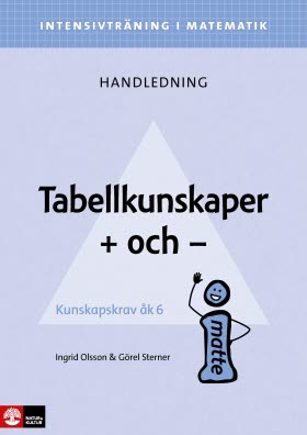 Intensivträning ma åk 4-6 Tabellkunskaper addition och subtraktion Lhl