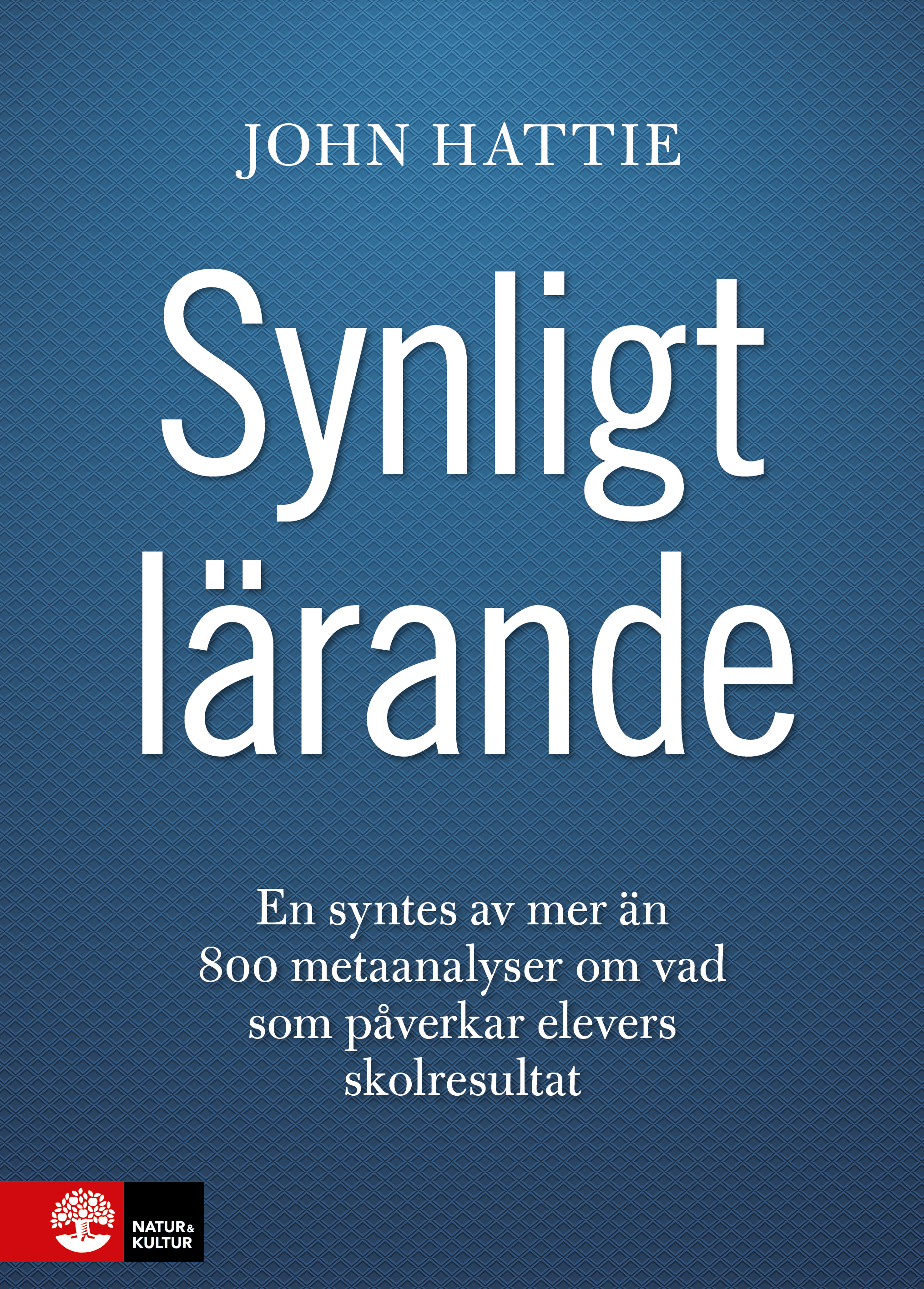 Omslag: Synligt lärande : en syntes av mer än 800 metaanalyser om vad som påverkar elevers skolresultat