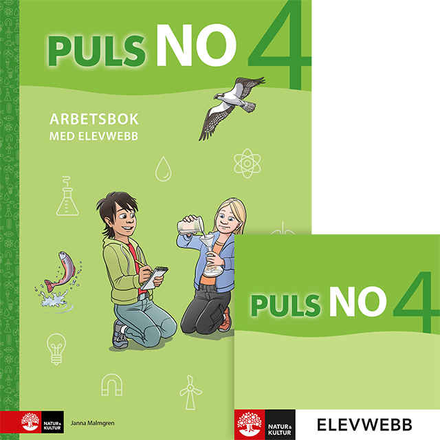 Omslag: PULS NO åk 4 Arbetsbok med elevwebb