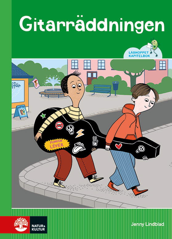 Omslag: Läshoppet Kapitelbok - Gitarräddningen