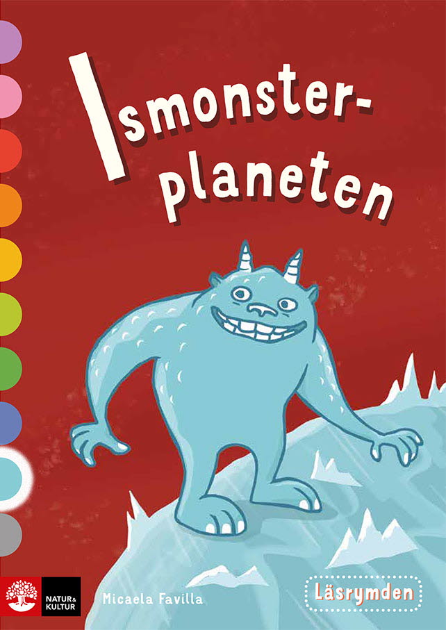 Omslag: Läsrymden Ismonsterplaneten