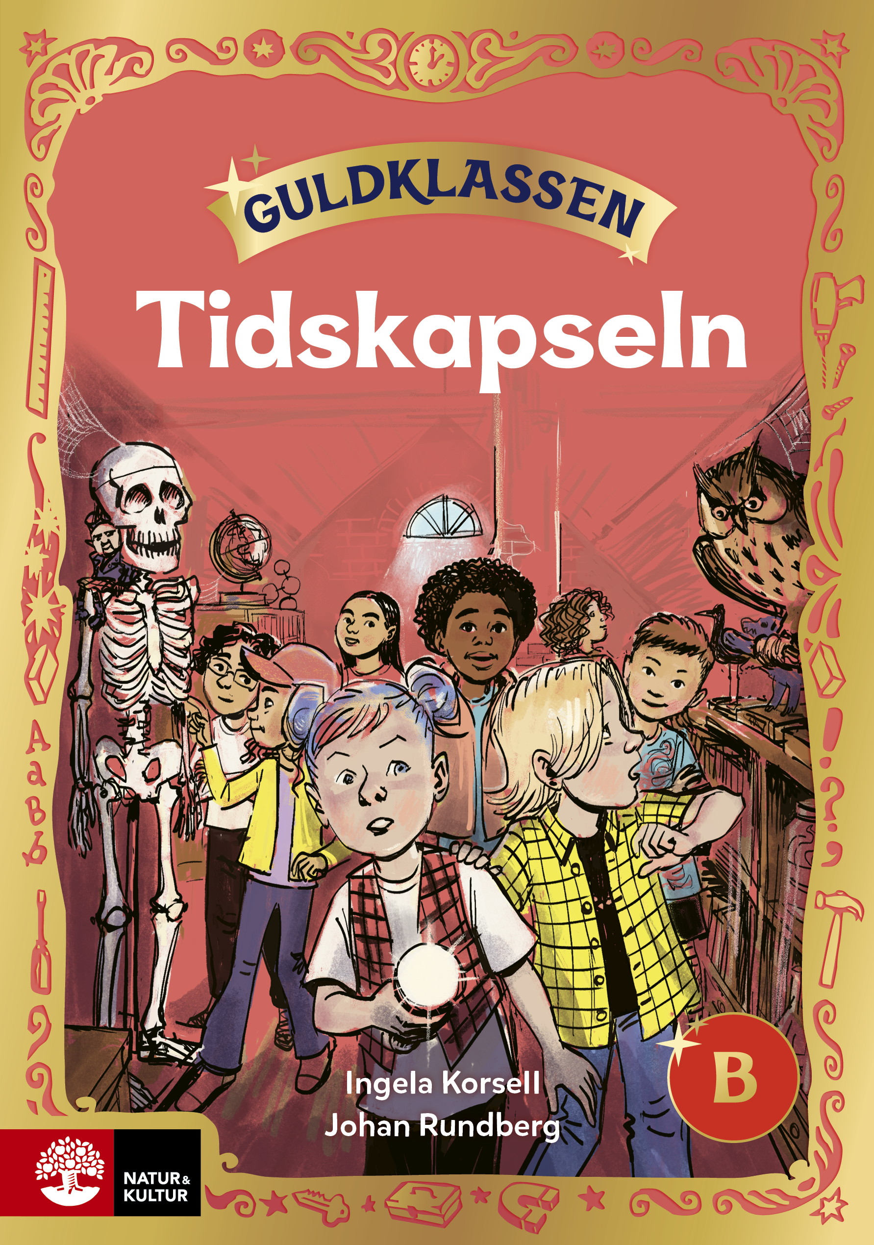 Omslag: Guldklassen åk 2 Läsebok B Tidskapseln