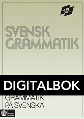 Mål Svensk grammatik på svenska Digitalbok u ljud