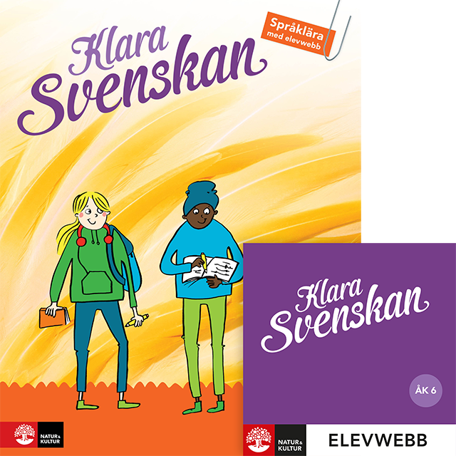 Omslag: Klara svenskan Åk 6 Elevbok Språklära