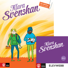 Klara svenskan åk 6 Elevbok Språklära med elevwebb