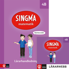 Singma matematik 4B Lärarhandledning med lärarwebb 12 mån