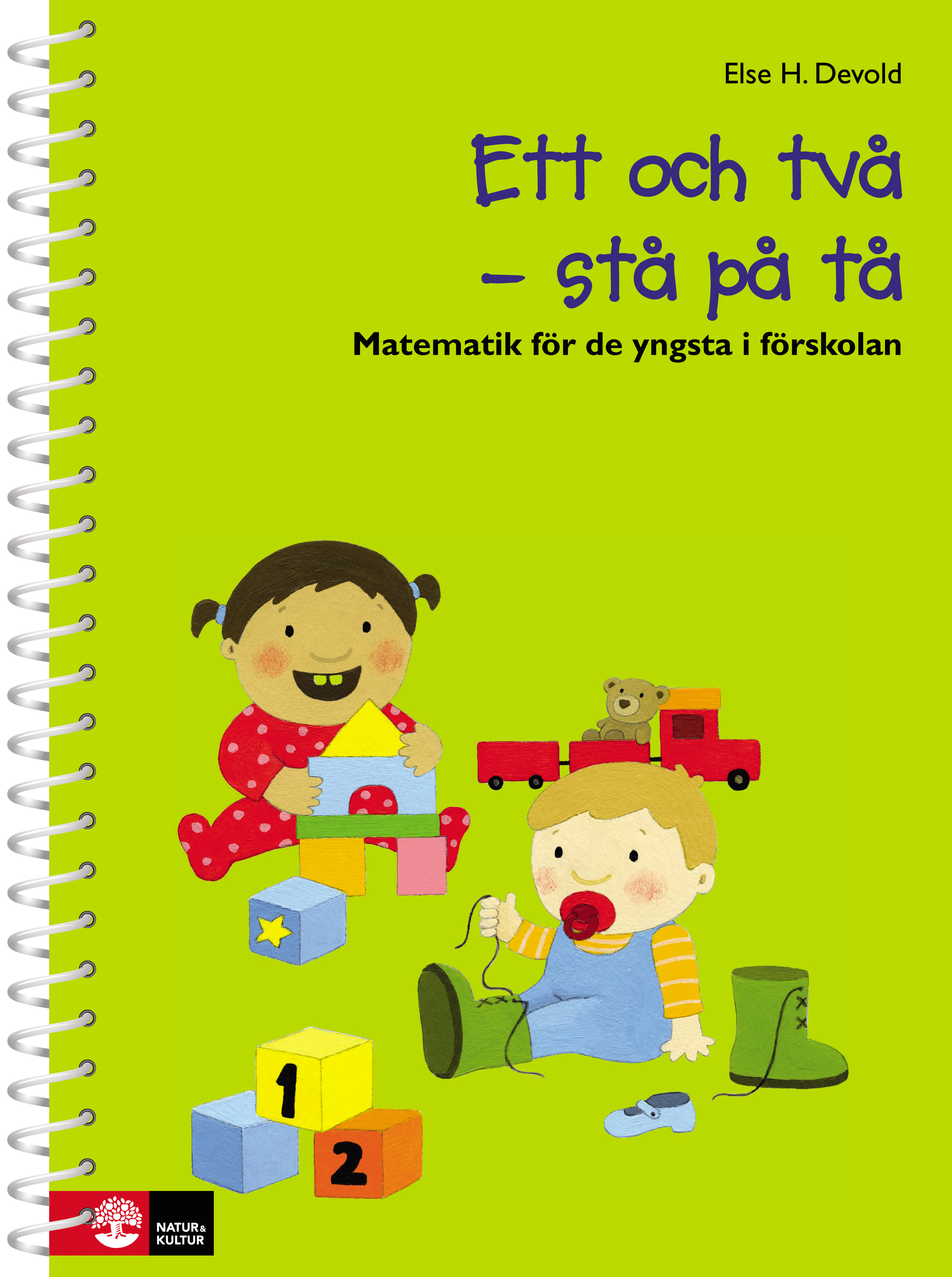 Omslag: Ett och två stå på tå - Matematik för de yngsta i förskolan