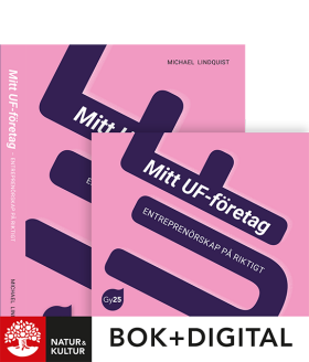 Mitt UF-företag. Entreprenörskap på riktigt Paket Bok+Digital