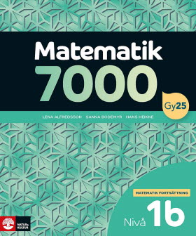 Matematik 7000 fortsättning nivå 1b