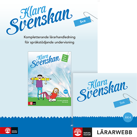 Omslag: Klara svenskan åk 4 Kompletterande Lh för språkstödjande undervisning