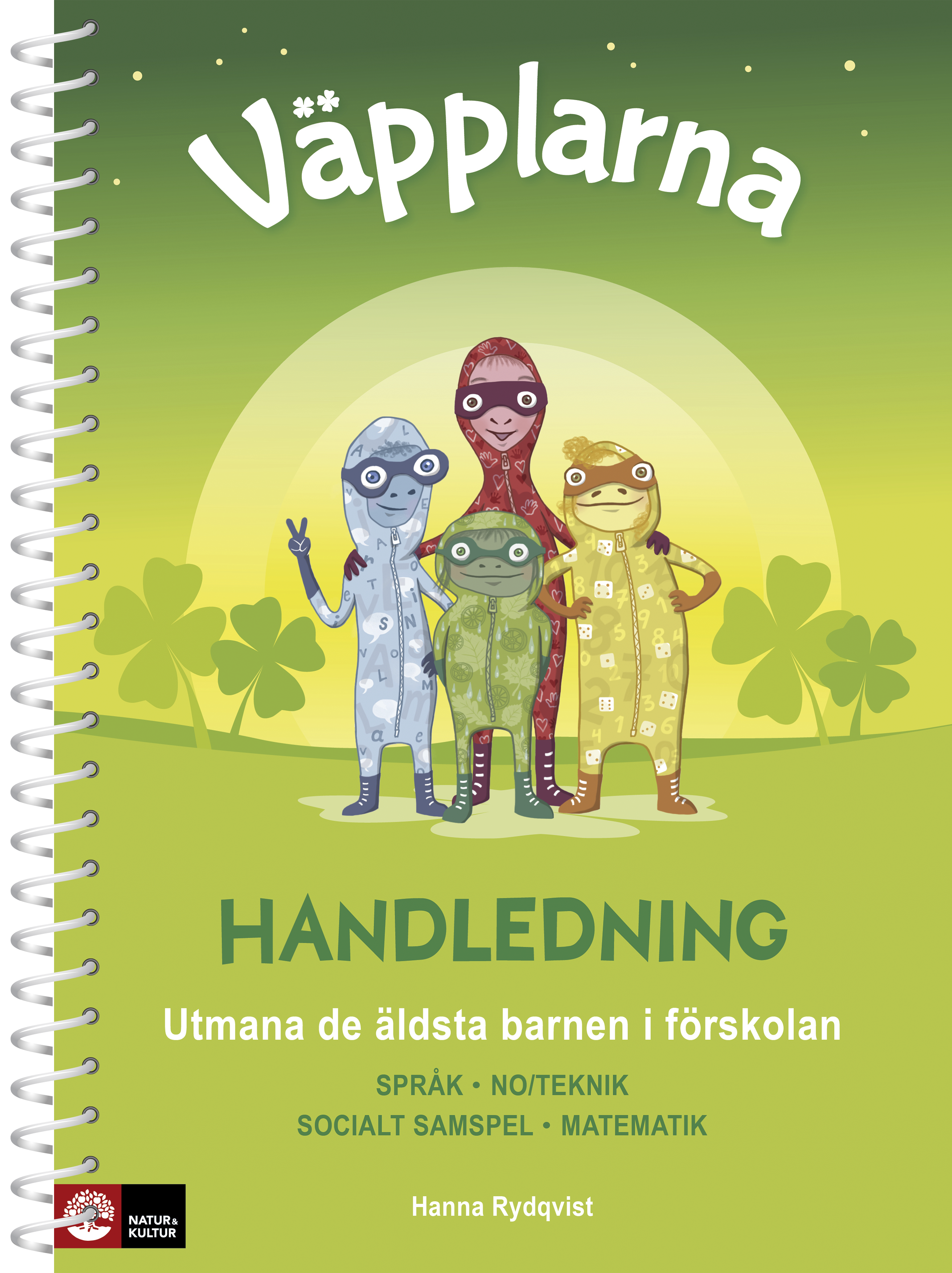 Omslag: Väpplarna Handledning med lärarwebb : utmana de äldsta barnen i förskolan