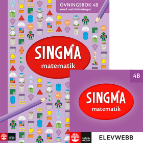 Singma matematik 4B Övningsbok med elevwebb