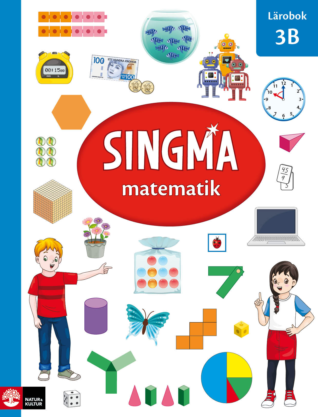 Omslag: Singma matematik 3B Lärobok