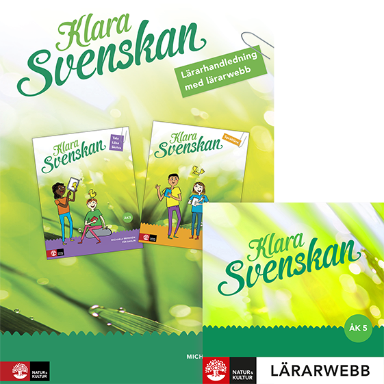 Omslag: Klara svenskan åk 5 Lärarhandledning med lärarwebb