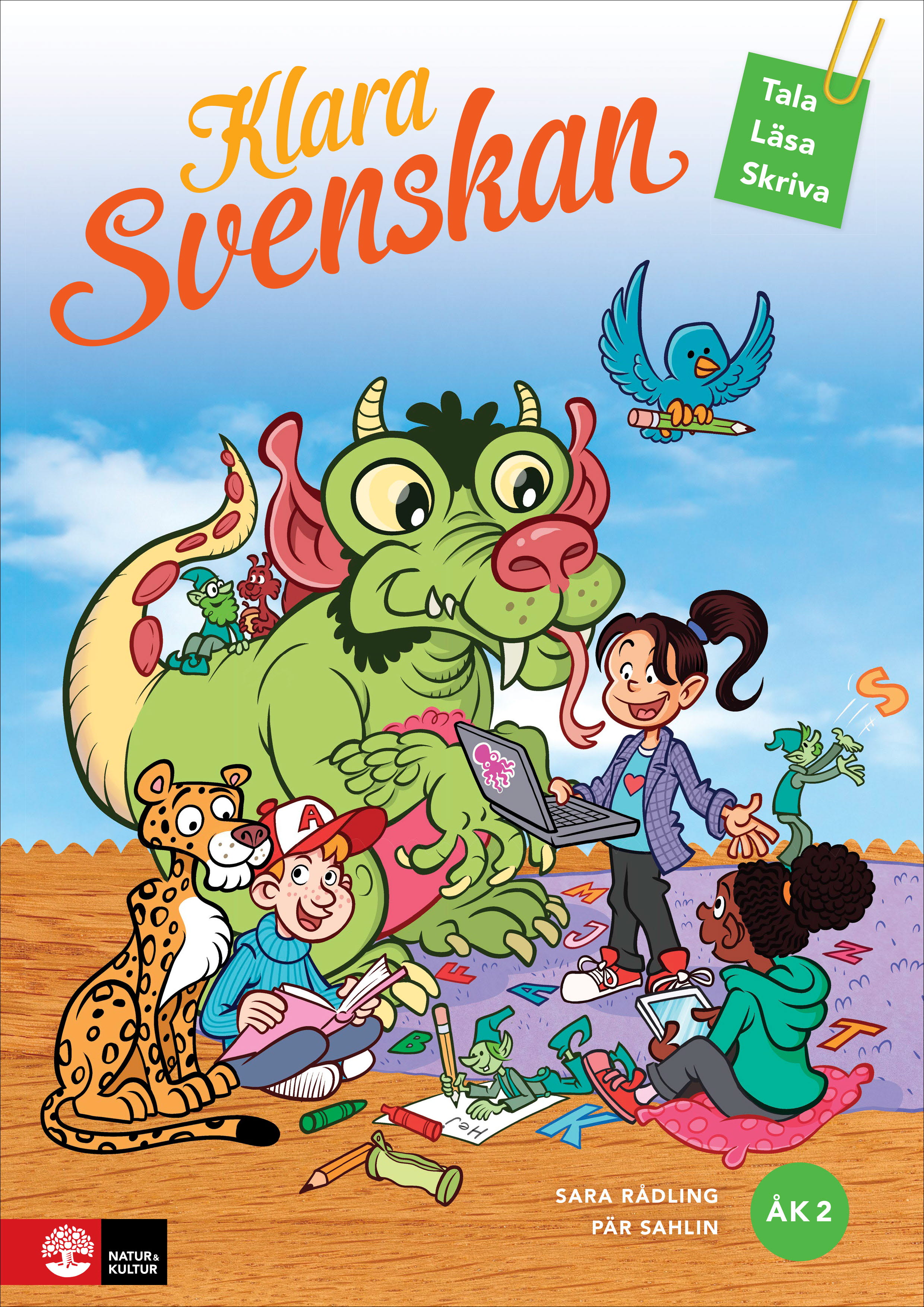 Omslag: Klara svenskan åk 2 Elevbok Tala, läsa, skriva