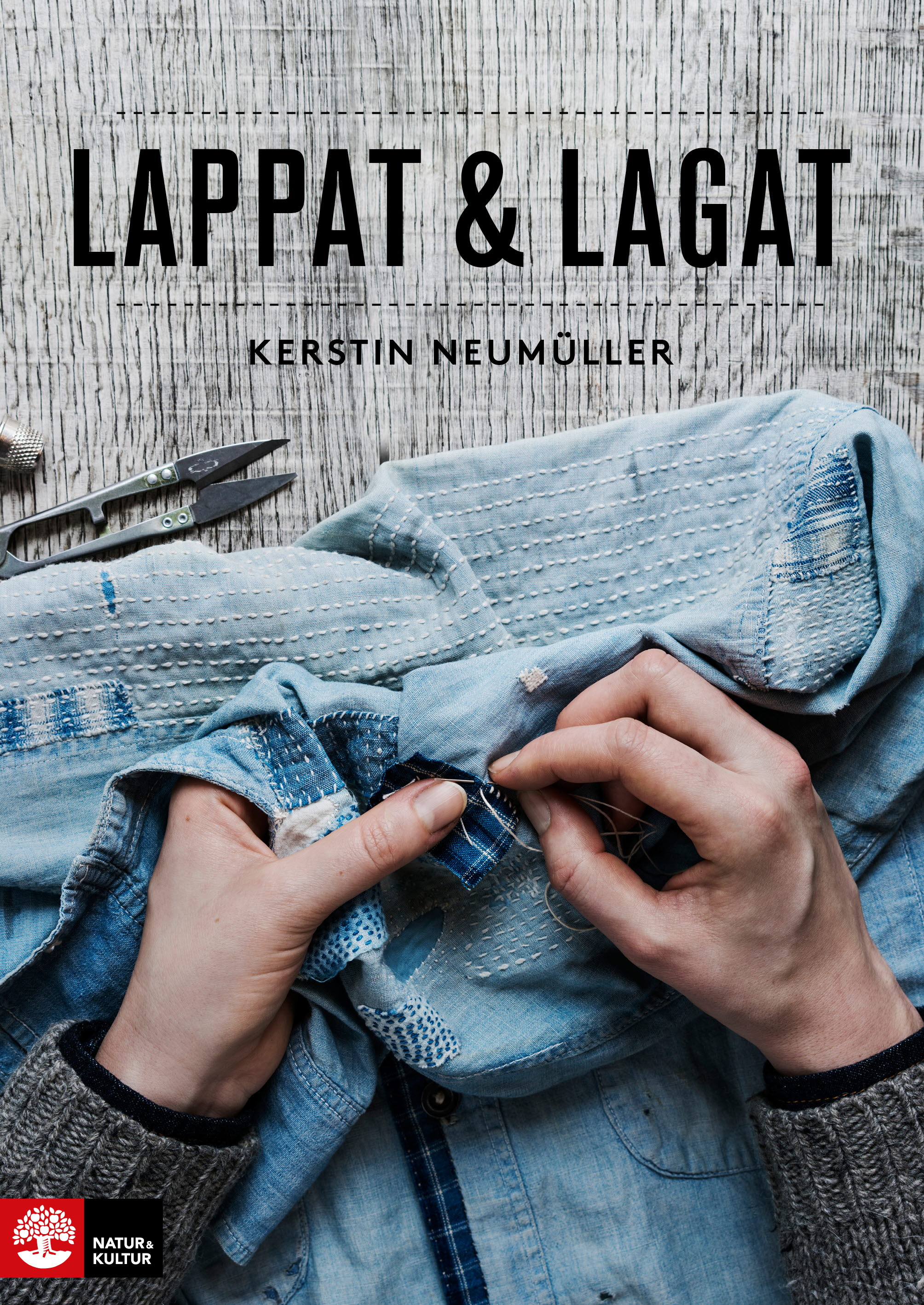Omslag: Lappat & lagat