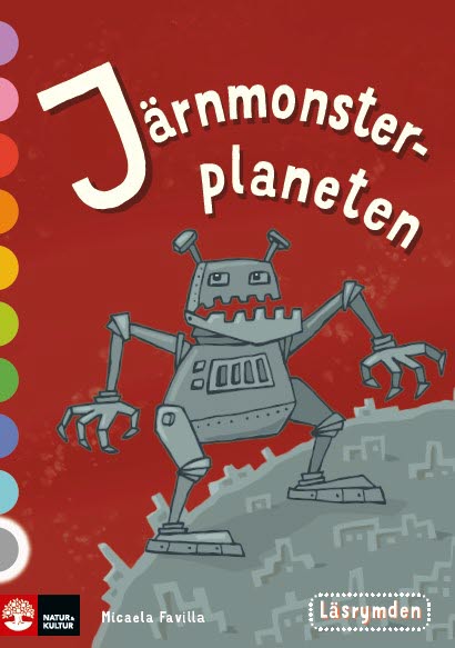 Omslag: Läsrymden Järnmonsterplaneten