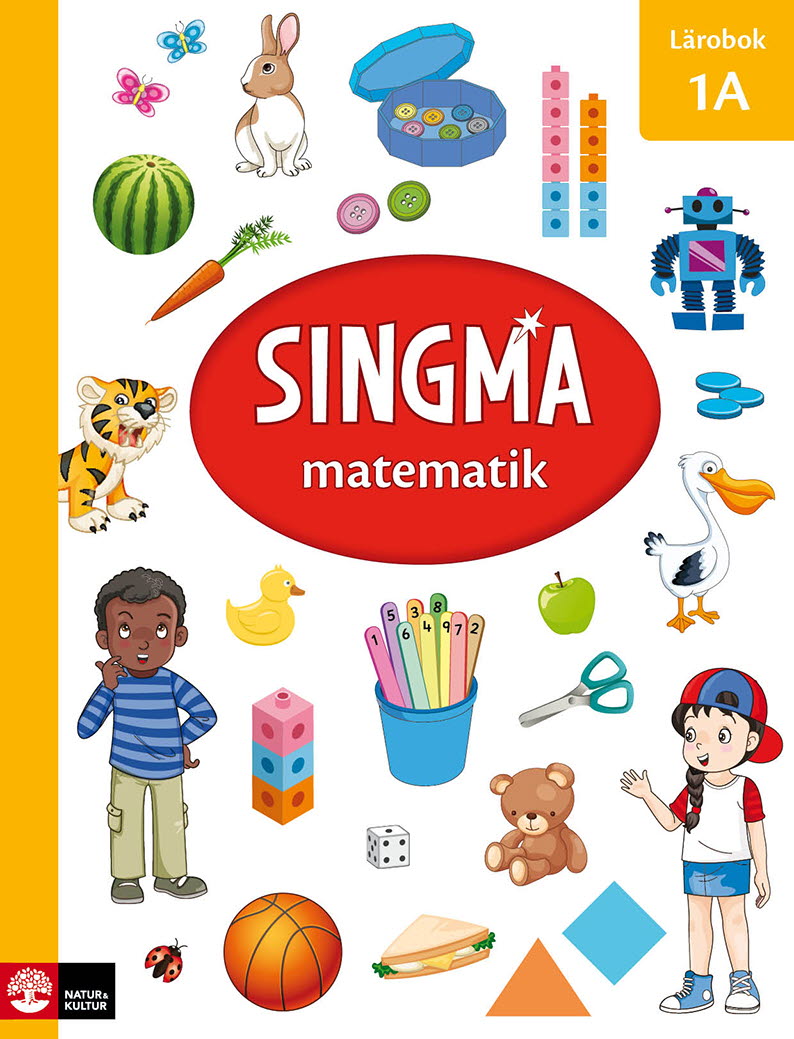 Omslag: Singma matematik 1A Lärobok