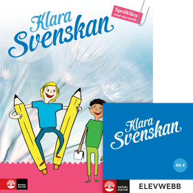 Klara svenskan åk 4 Elevbok Språklära med elevwebb