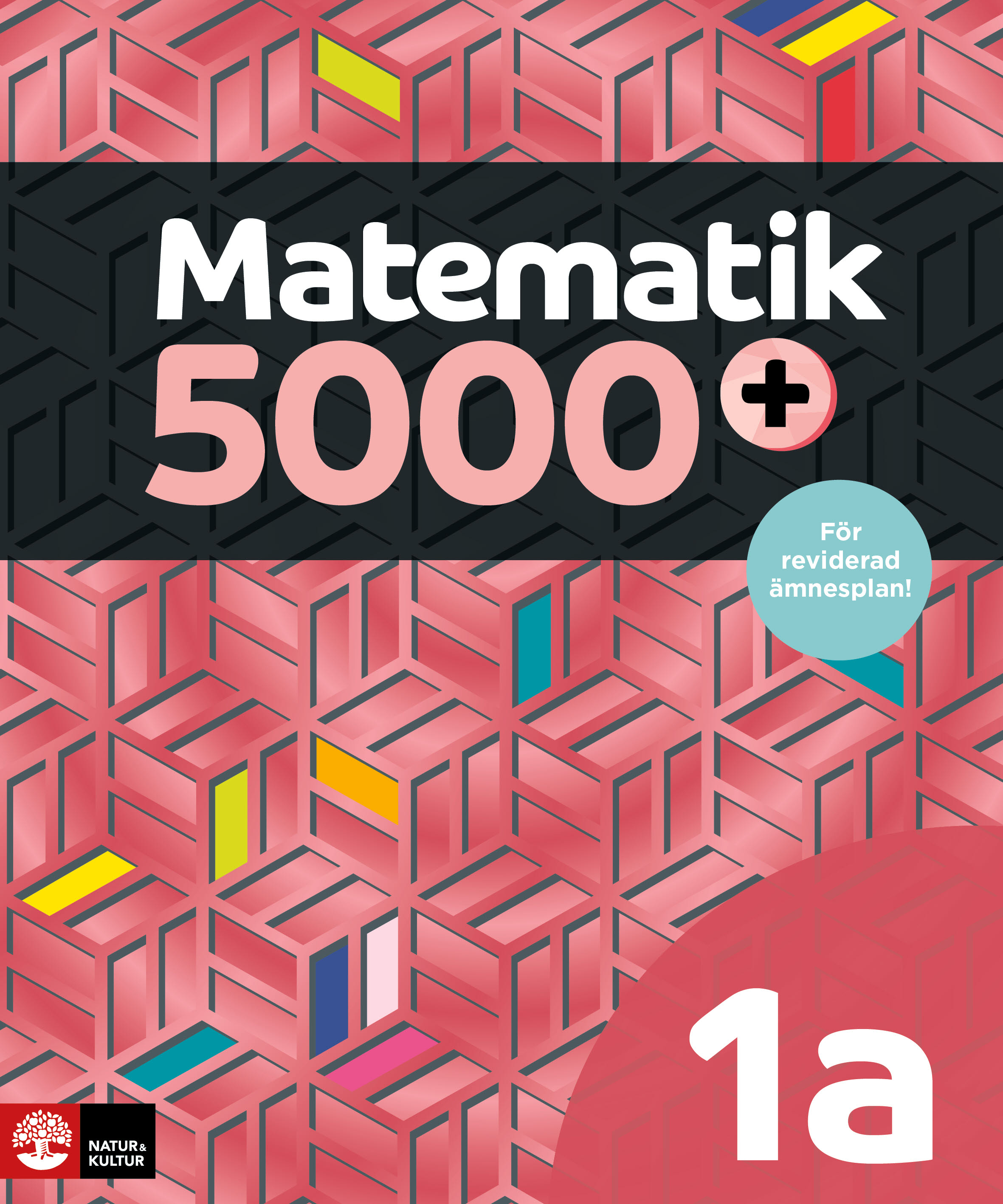 Omslag: Matematik 5000+ Kurs 1a Röd Lärobok Upplaga 2021