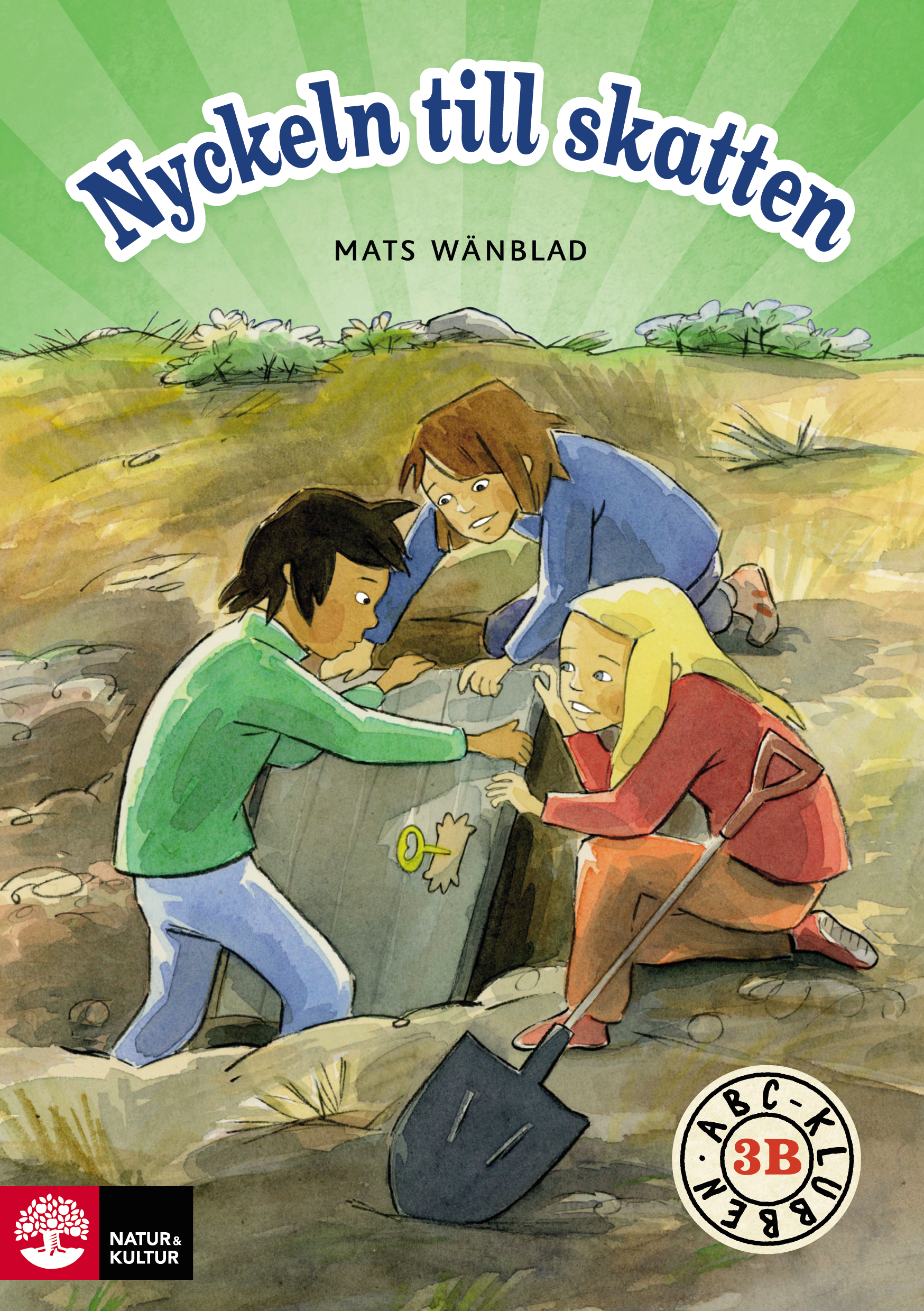 Omslag: ABC-klubben åk 3 Nyckeln till skatten Läsebok B
