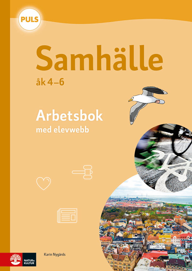 Omslag: PULS Samhälle 4-6 Arbetsbok med elevwebb, fjärde upplagan