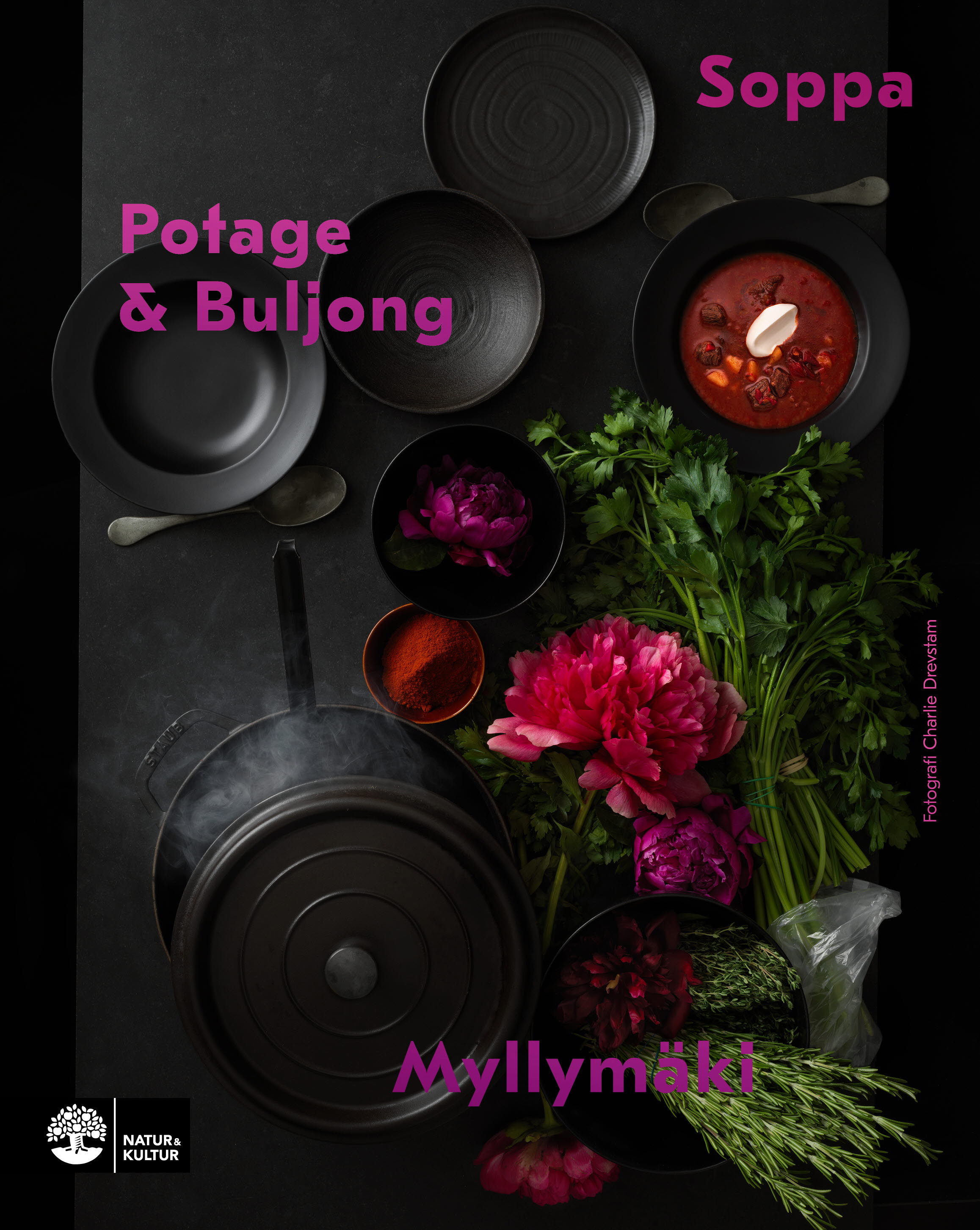 Omslag: Soppa, potage & buljong