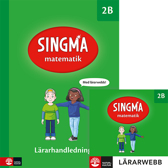 Omslag: Singma matematik 2B Lärarhandledning med lärarwebb