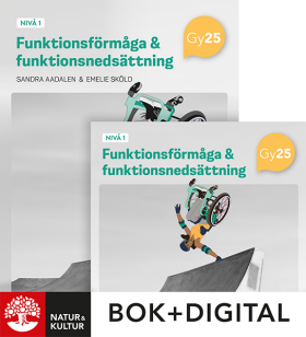 Funktionsförmåga och funktionsnedsättning nivå 1 Paket Bok+Digital