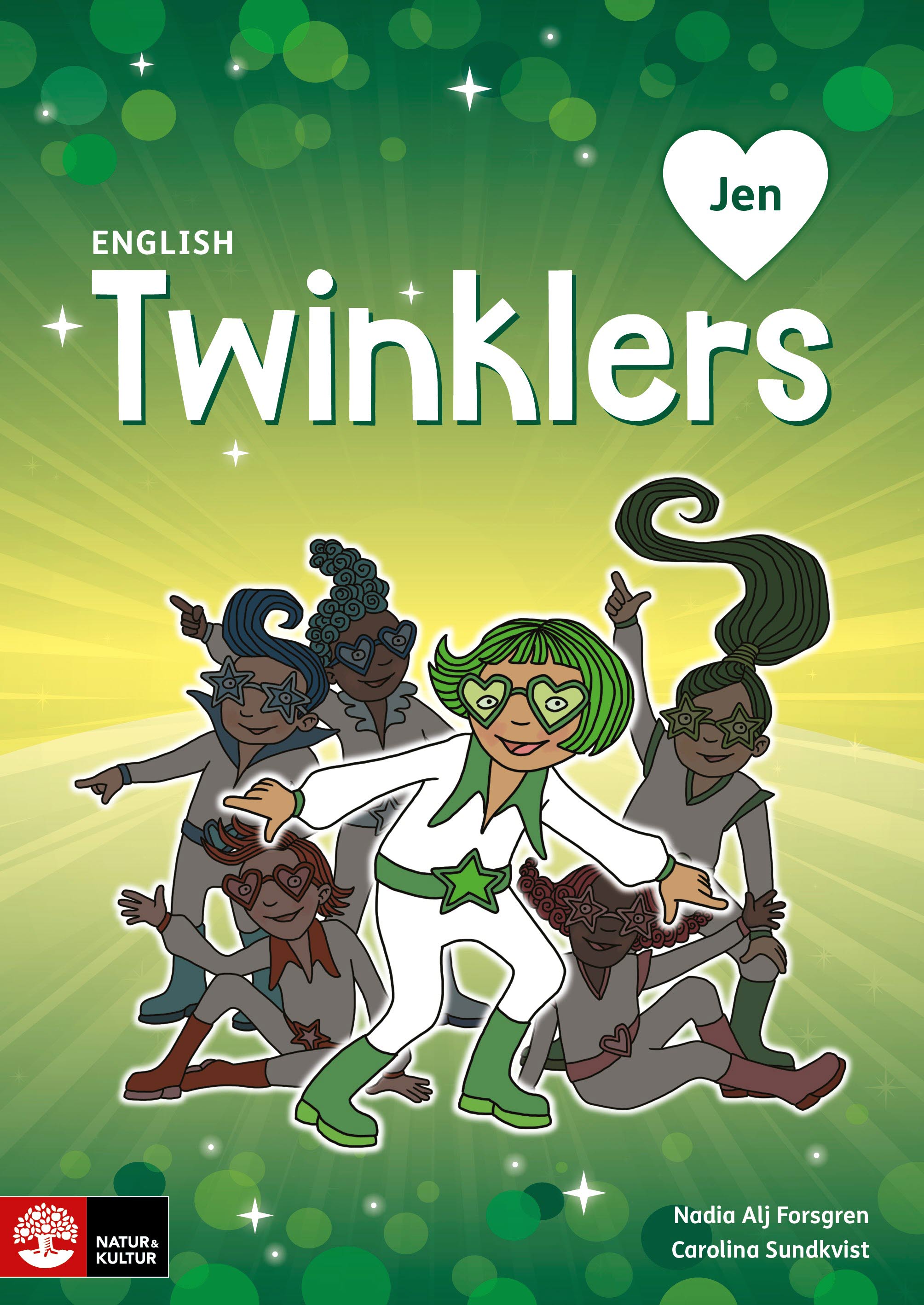 Omslag: English Twinklers green Jen