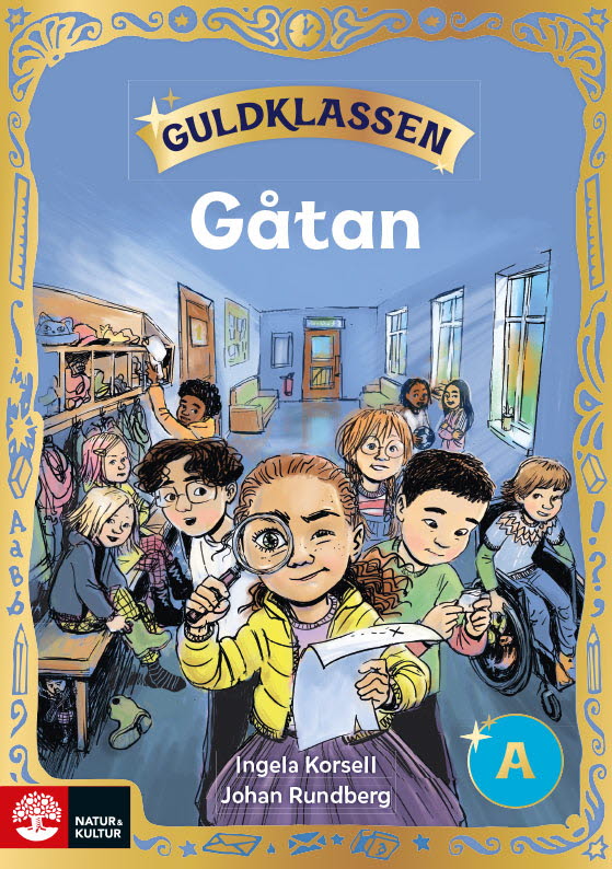 Omslag: Guldklassen åk 1 Läsebok A Gåtan