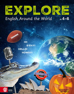 Omslag: Explore Student's book med elevwebb : English Around The World