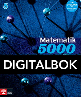 Matematik 5000 Kurs 5 Blå Lärobok Digitalbok, andra upplagan