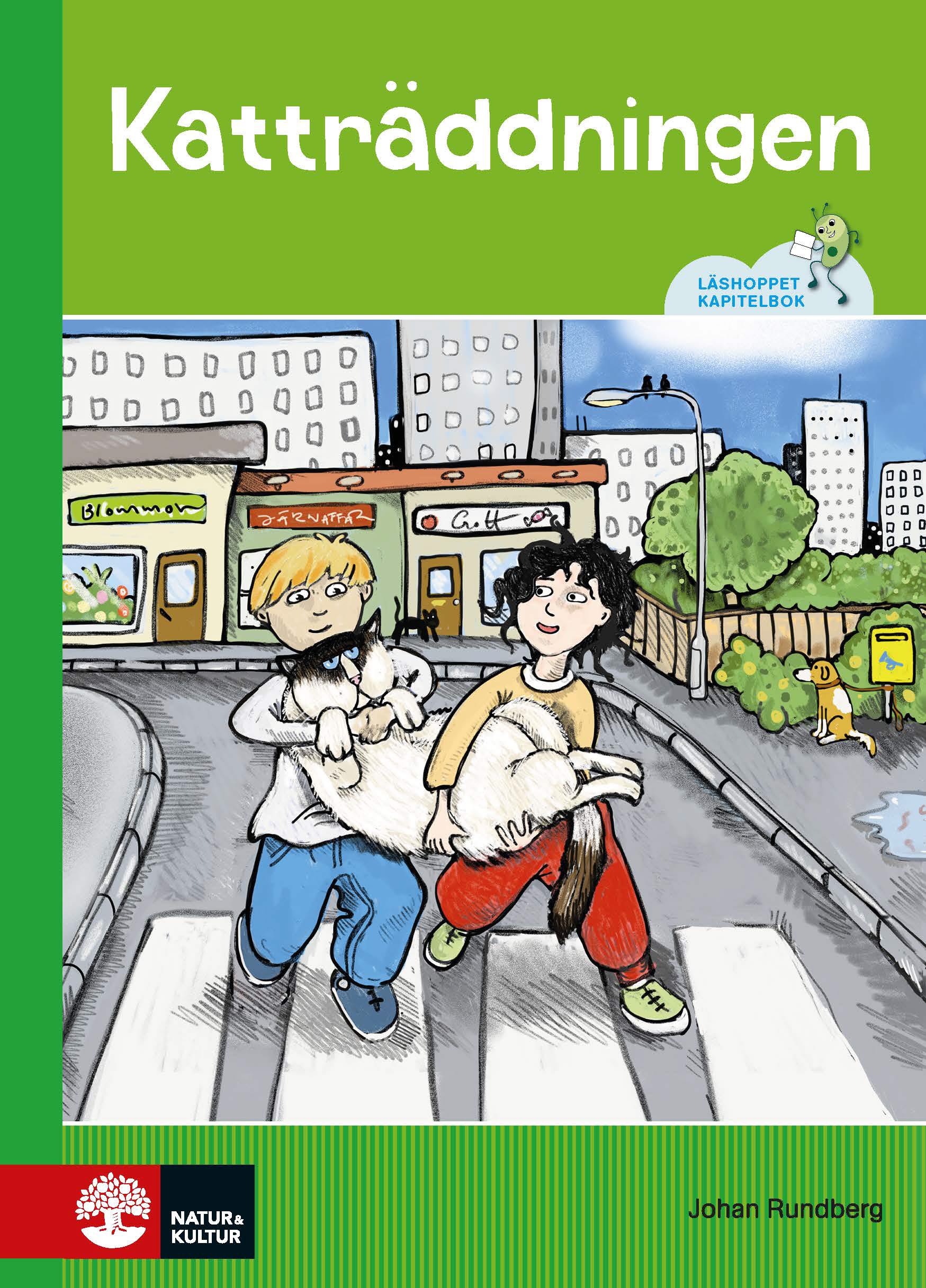 Omslag: Läshoppet Kapitelbok - Katträddningen