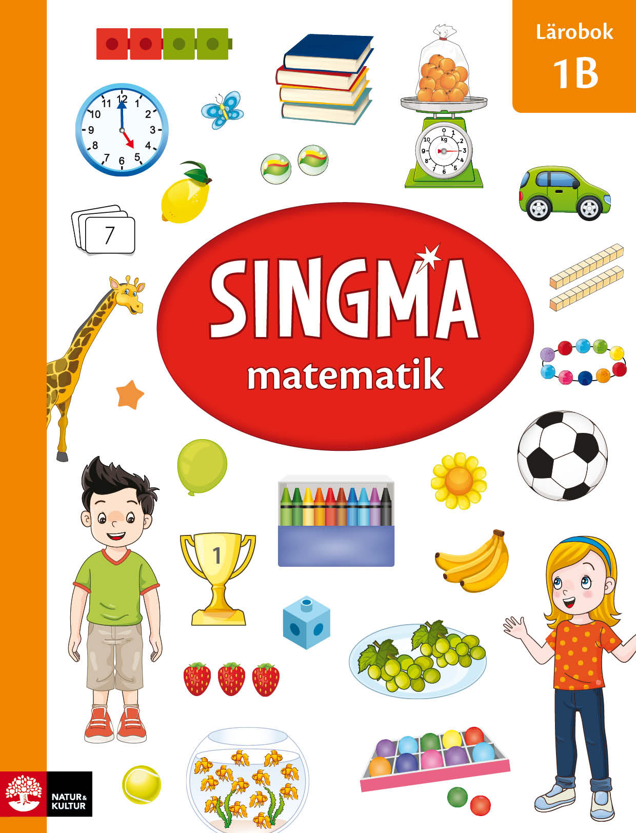 Omslag: Singma matematik 1B Lärobok