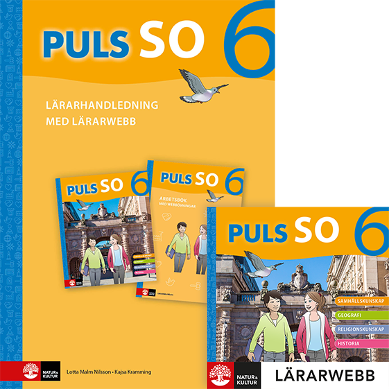 Omslag: PULS SO åk 6 Lärarhandledning med lärarwebb