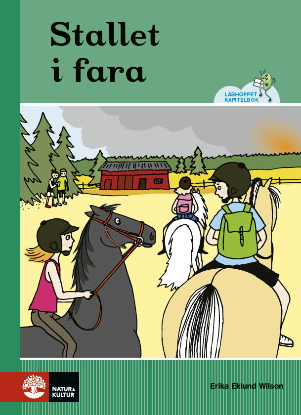 Omslag: Läshoppet Kapitelbok - Stallet i fara