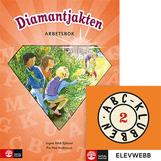 Omslag: ABC-klubben åk 2 Diamantjakten Arbetsbok