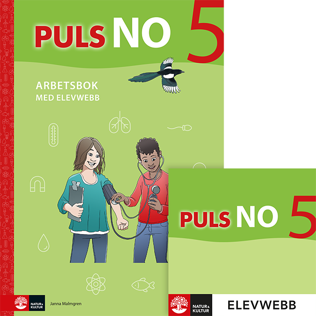 Omslag: PULS NO åk 5 Arbetsbok med elevwebb