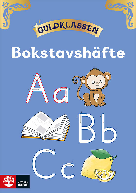 Omslag: Guldklassen åk 1 Bokstavshäfte (10-pack)