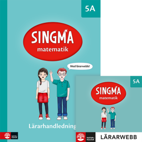 Singma matematik 5A Lärarhandledning med lärarwebb 12 mån