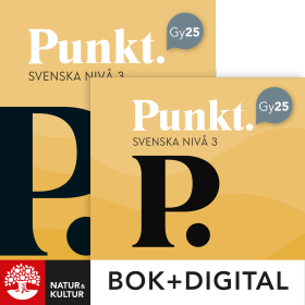 Punkt Svenska nivå 3 Paket Bok+Digital