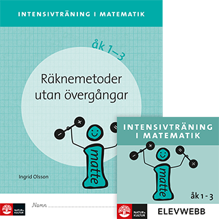 Omslag: Intensivträning ma åk 1-3 Räknemetoder utan övergångar Elevhäfte